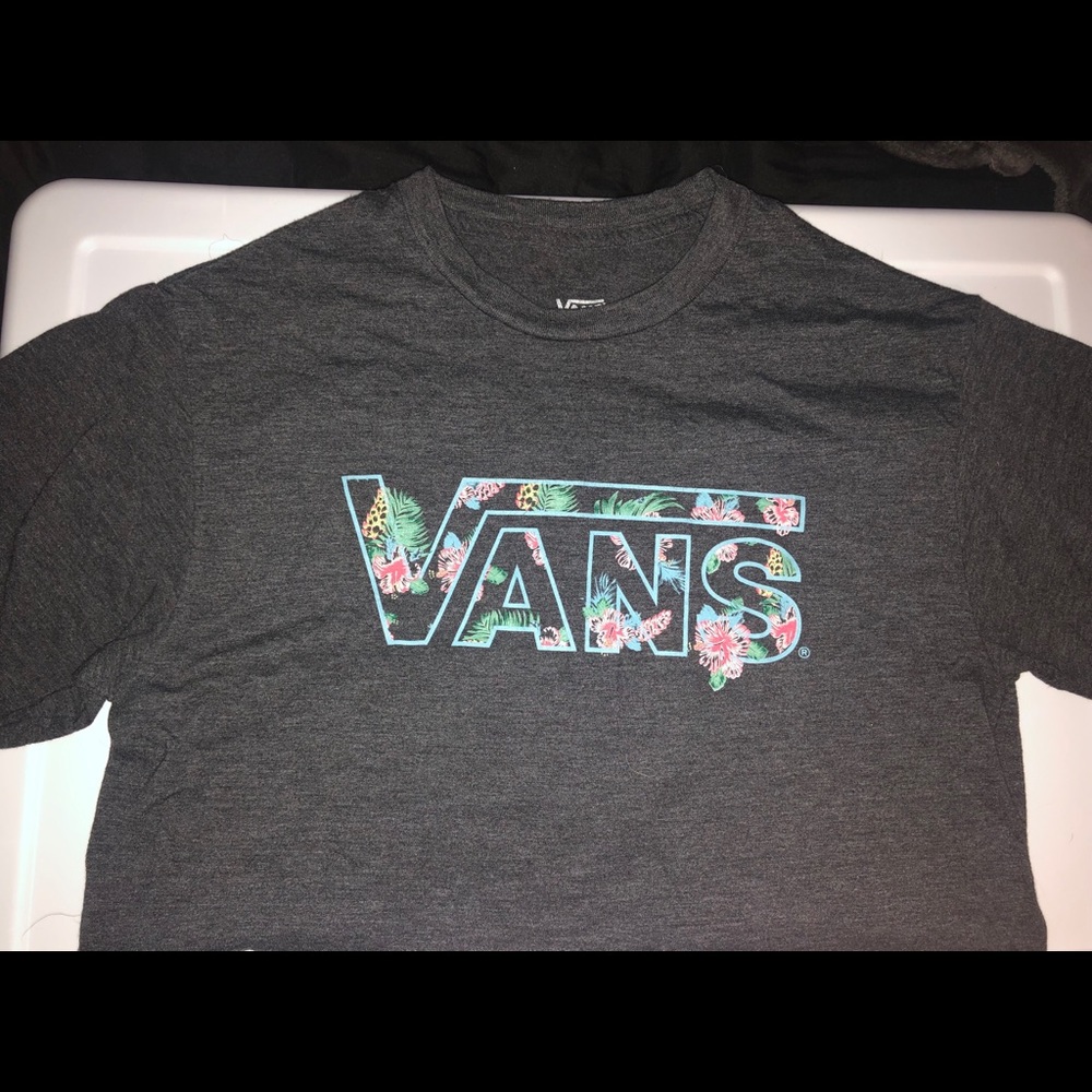 Floral Vans T-shirt